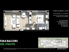 Pantelimon apartament 2 camere bloc finalizat